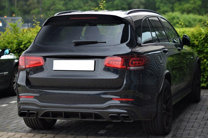 bodykit adatto per mercedes glc suv facelift x253 (2020-up) look glc63 design cromato