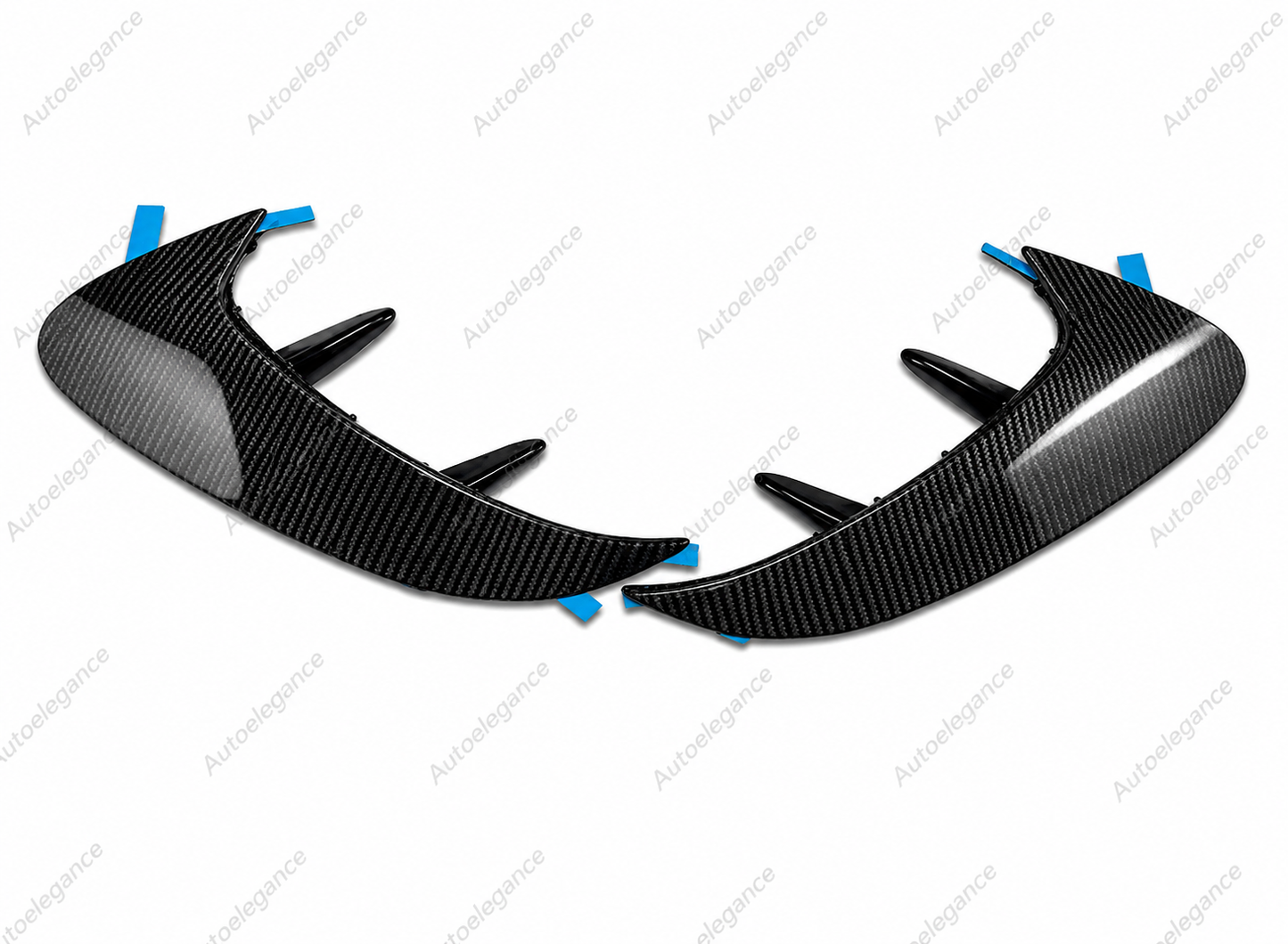 🔥COPPIA DI ALETTE POSTERIORI MERCEDES W177 AMG LINE HATCHBACK FIBER CARBONI🔥