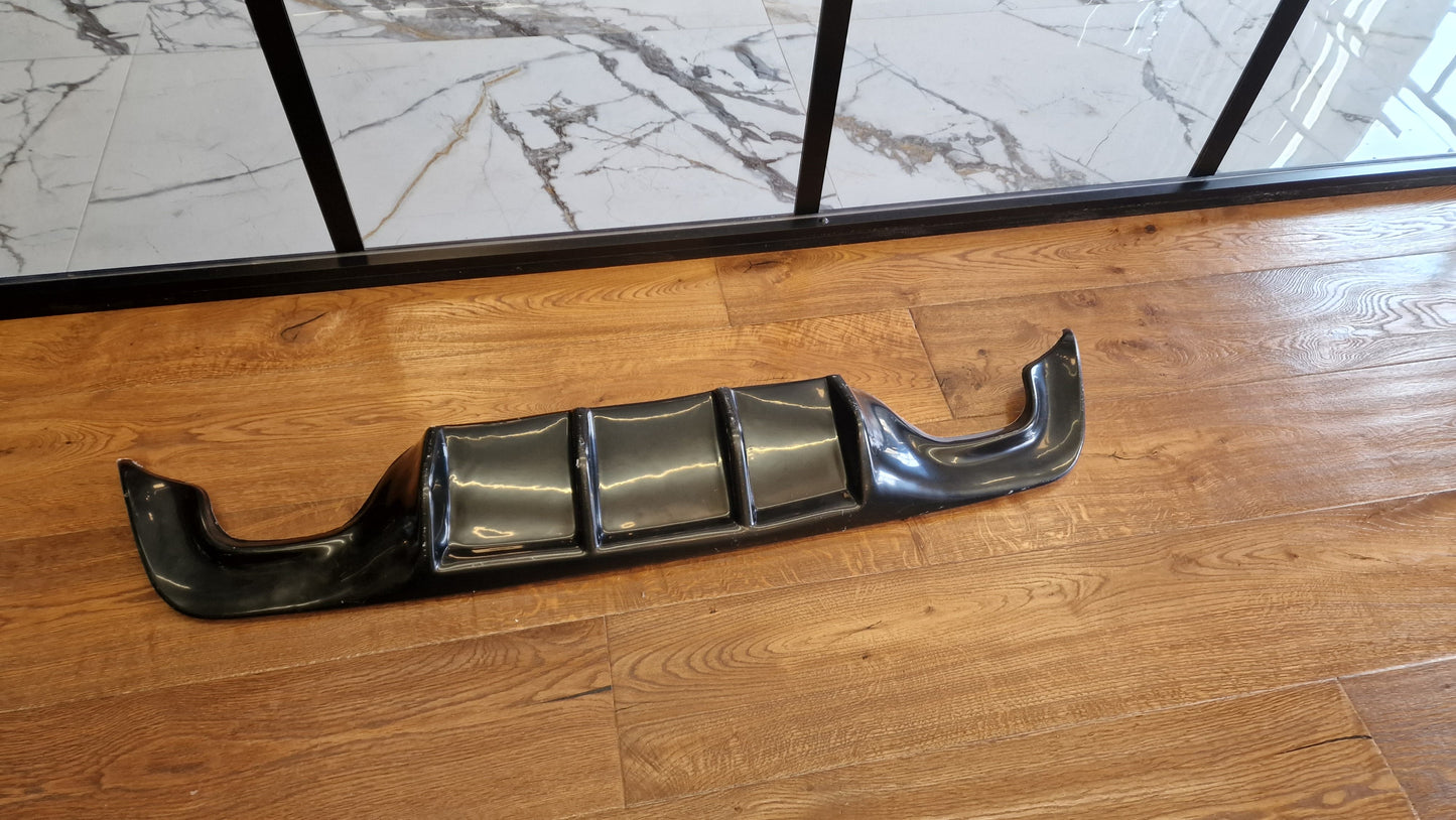 ⭐0147 DIFFUSORE ADATTO PER BMW SERIE 5 E60 E61 MSPORT 2003-2010 NERO LUCIDO M5⭐