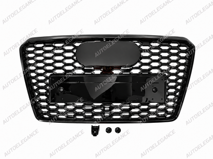 🔥ART.10669 GRIGLIA ADATTO PER AUDI  A7 4G  LOOK RS7 NERO 2010 - 2013🔥
