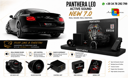 💫ART.2672 PANTHERA Soundsystem Booster 7.0 - Bentley Continental GT V8 S Mk2💫
