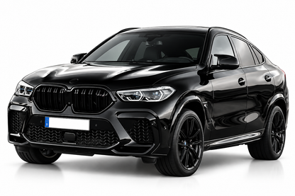 👉Griglia nero lucido per BMW X6 (G06, F96) 2019 Doppia linea👈