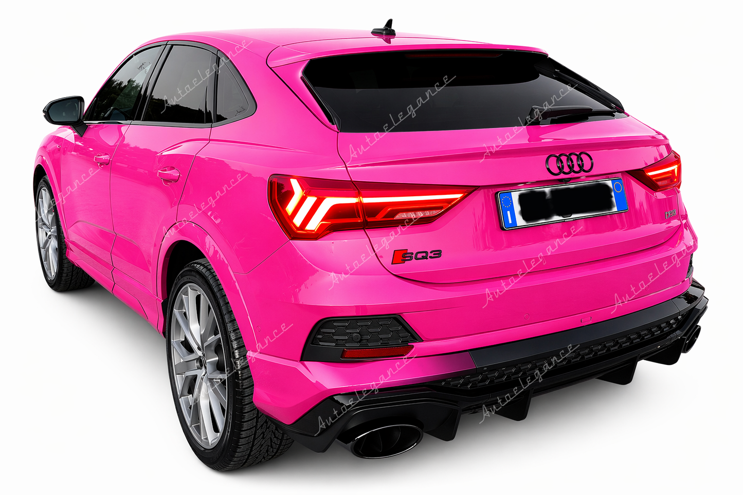 🔥ART.3919 DIFFUSORE PER AUDI Q3 F3 SPORTBACK 2019-2023 S-LINE LOOK NERO🔥