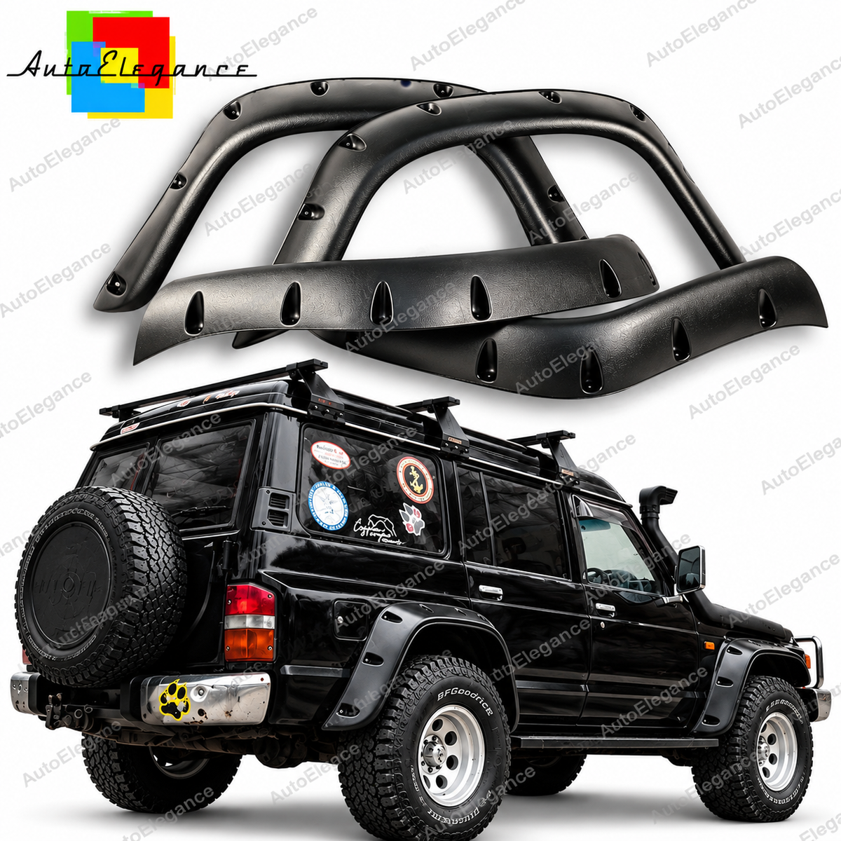 👉ART.10908 Kit passaruota larghi adatto per Nissan Patrol 88-94 Y60👈