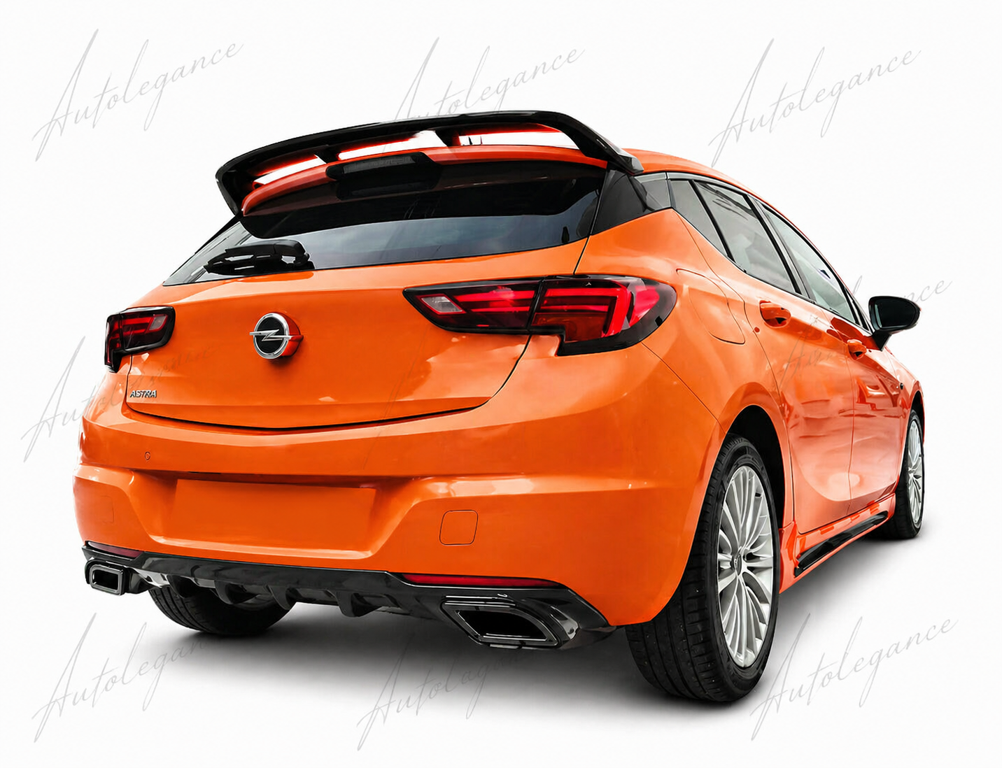🔥ART.0312 DIFFUSORE ADATTO PER OPEL ASTRA K 2015-2021 LOOK SPORT NERO LUCIDO🔥
