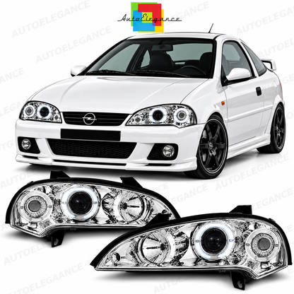 ART.11054  FARI ANTERIORI ADATTO PER OPEL TIGRA 09.94-12.00 LED