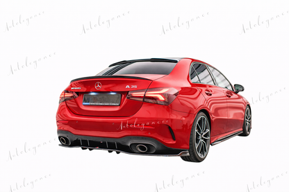 🔥ART.9579 SPLITTER POSTERIORE ADATTO PER V.2 MERCEDES A 35 AMG BERLINA V177🔥