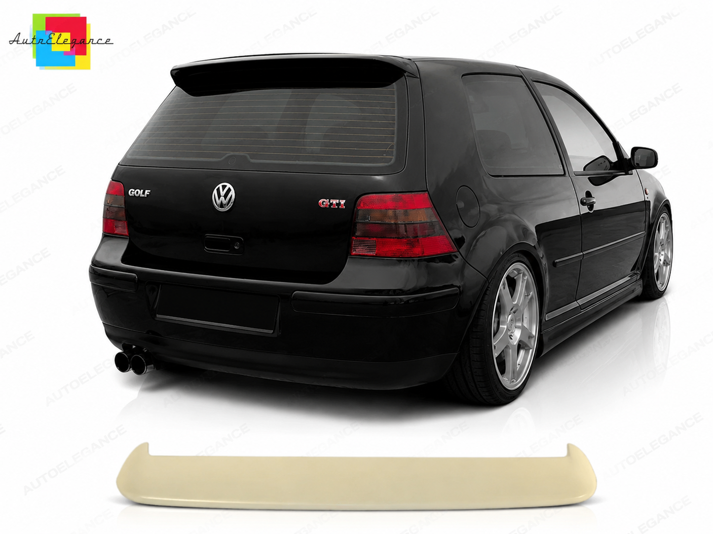 👉Spoiler Tetto Posteriore per Volkswagen Golf MK4 IV 1997-2003 PU👈