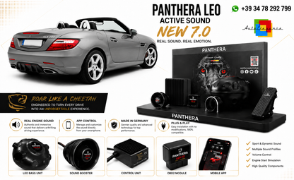 💕ART.2672 PANTHERA Soundsystem Booster 7.0-Mercedes-Benz SLK R172💕