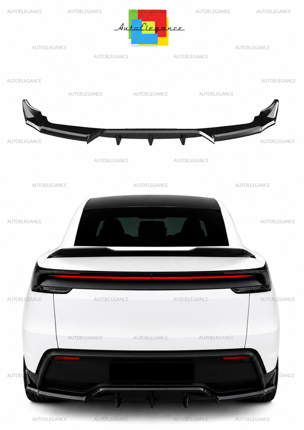 💫ART.10300 Sotto Paraurti Posteriore - TESLA Model Y MK1 Facelift 2025+💫