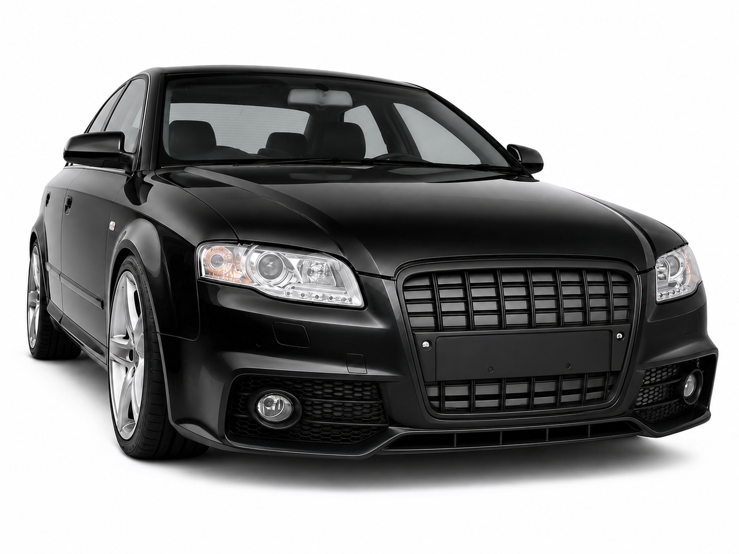 💫ART.10324 PARAURTI ANTERIORE 'SPORT' NERO PER AUDI A4 04-08💫