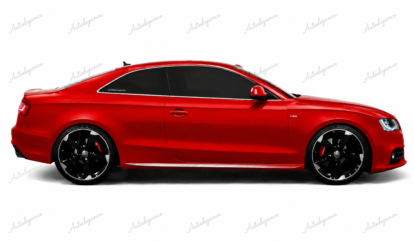 🔥0437 MINIGONNE LATERALI AUDI A5 S5 SPORTBACK 08-14 LOOK S-LINE SOTTOPORTA🔥