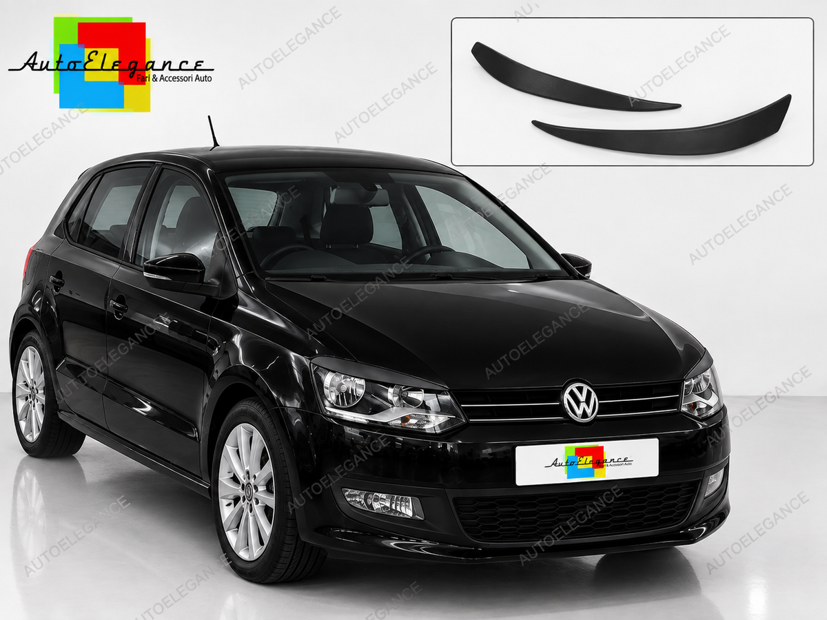 👉Sopracciglia Fari ABS Adatto per Volkswagen Polo MK5 2009-2017👈