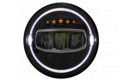💥Fari a LED da 7 pollici Angel Eye DRL adatti per Jeep Wrangler 97-17💥