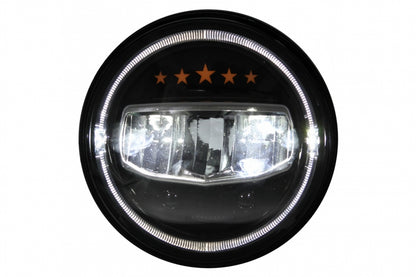 💥Fari a LED da 7 pollici Angel Eye DRL adatti per Jeep Wrangler 97-17💥
