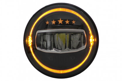 💥Fari a LED da 7 pollici Angel Eye DRL adatti per Jeep Wrangler 97-17💥