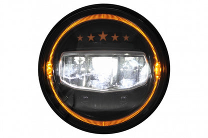 💥Fari a LED da 7 pollici Angel Eye DRL adatti per Jeep Wrangler 97-17💥