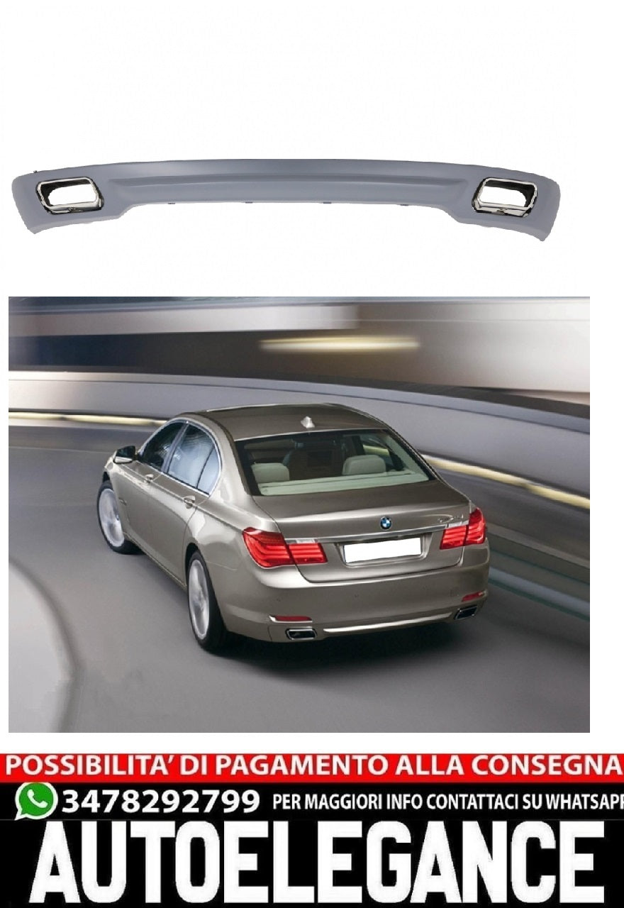 Terminali di scarico diffusore aria posteriore adatti per BMW F01 serie 7 (2008+
