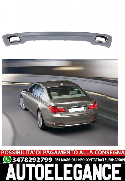 Terminali di scarico diffusore aria posteriore adatti per BMW F01 serie 7 (2008+