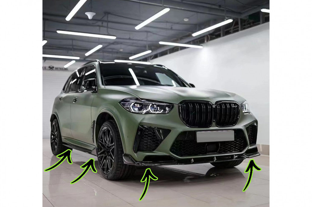 🔥BODYKIT aero front bumper and rear splitter suitable for BMW F95 X5M🔥 