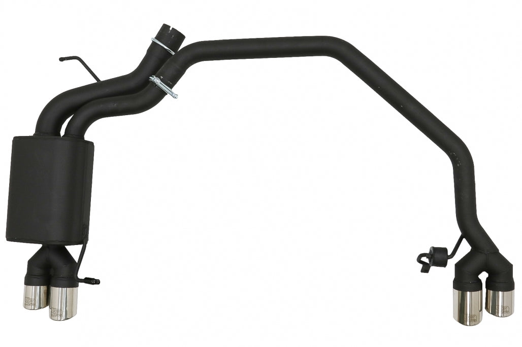 Diffuser With Exhaust Tips Suitable For BMW 5 Series f10 (2011-2014) 