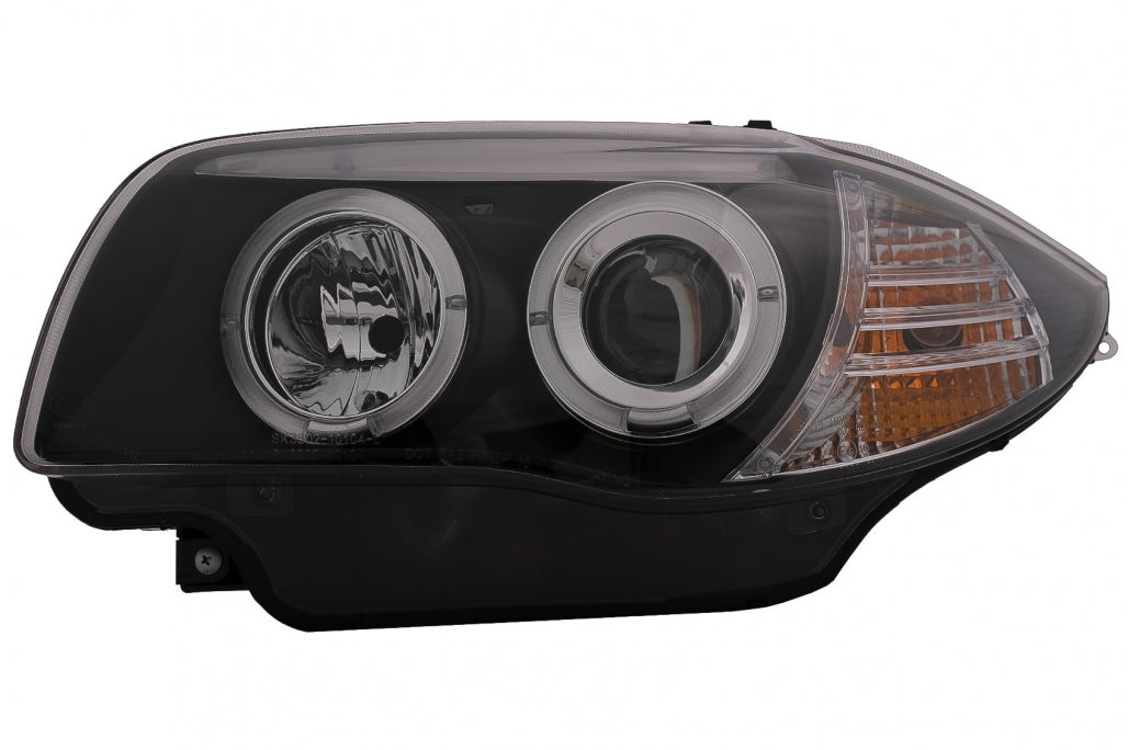 Angel Eyes Fari adatti per BMW Serie 1 E81 E82 E87 E88 (2004-2011) Nero
