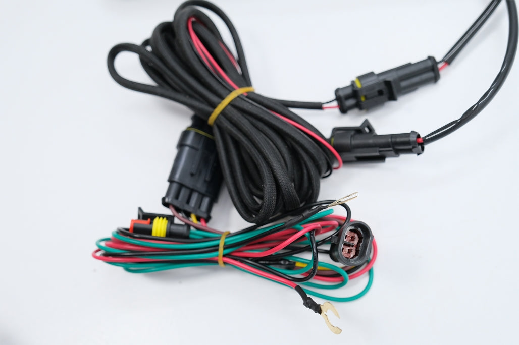 Copri fari neri con LED DRL luci di marcia diurna cromate adatte per Mercedes Classe G W463 (1989-up) G65 Design nero