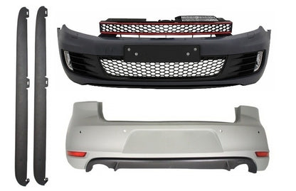 Kit carrozzeria Paraurti adatto per VW Golf VI Golf 6 (2008-2013) con Minigonne