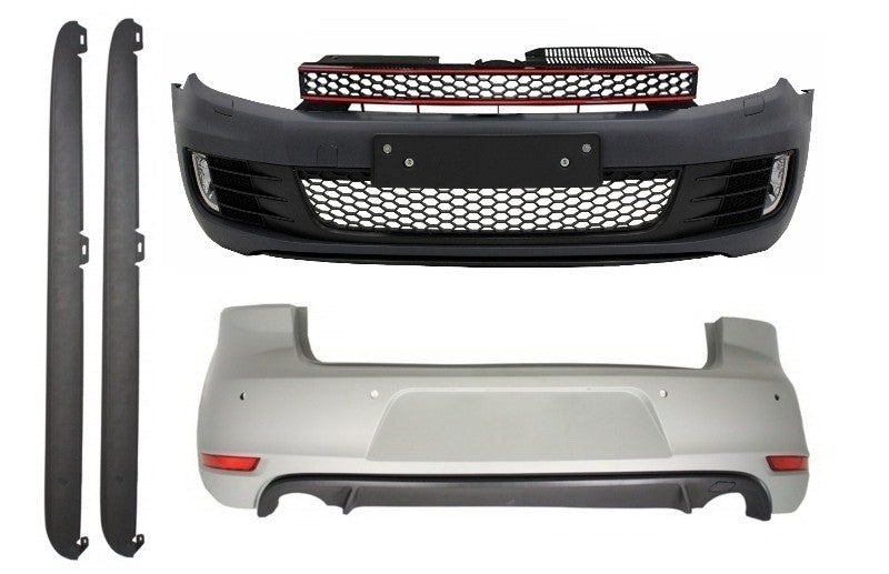 Kit carrozzeria Paraurti adatto per VW Golf VI Golf 6 (2008-2013) con Minigonne