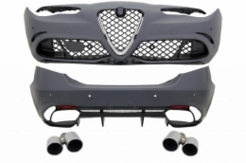 💕ART. 1727 BODYKIT ALFA  ROMEO GIULIA 952 Q4 2016+ LOOK QUADRIFOGLIO💕