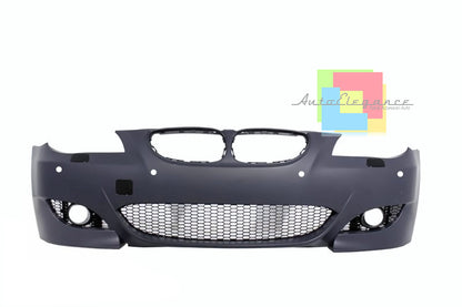Kit carrozzeria adatto per BMW Serie 5 E60 (2003-2010) con impianto di scarico completo Twin Double Quad e laterale Minigonne M5 Design