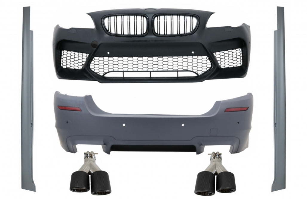 Kit carrozzeria adatto per BMW Serie 5 F10 (2011-2017) Paraurti con minigonne