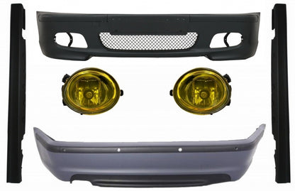 Body kit suitable for BMW E46 Sedan (1998-2004) Bumper with Side Skirts