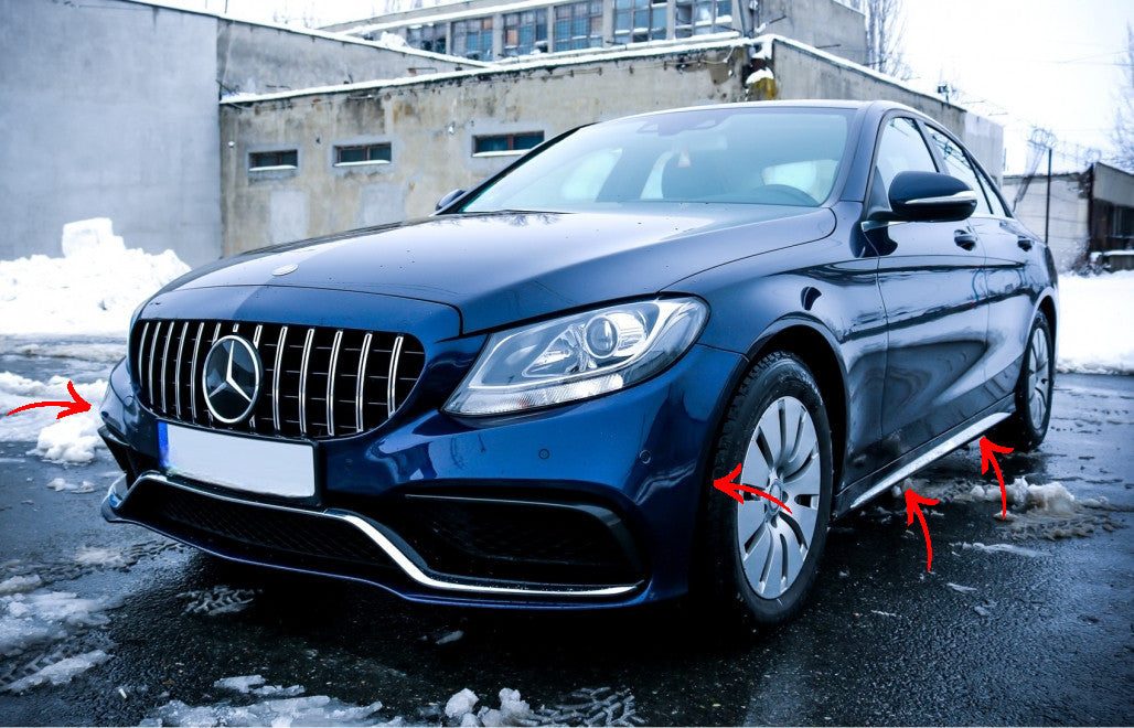 💥BODYKIT SUITABLE FOR Mercedes C-Class W205 Sedan 14-18 C63 Design💥 