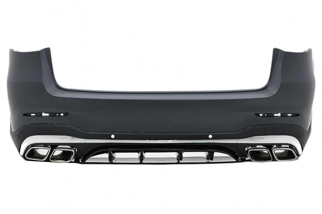 bodykit adatto per mercedes glc suv facelift x253 (2020-up) look glc63 design cromato