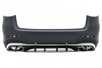 bodykit adatto per mercedes glc suv facelift x253 (2020-up) look glc63 design cromato