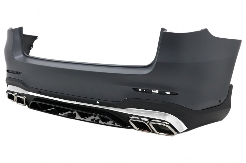 bodykit adatto per mercedes glc suv facelift x253 (2020-up) look glc63 design cromato