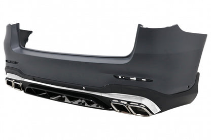 bodykit adatto per mercedes glc suv facelift x253 (2020-up) look glc63 design cromato