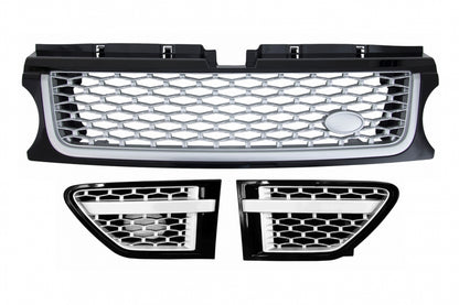 Front Grille for Range Rover Sport L320 Facelift (2009-2012) Autobiography Look Silver