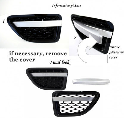 Front Grille for Range Rover Sport L320 Facelift (2009-2012) Autobiography Look Silver