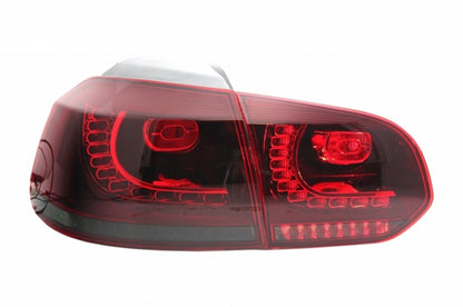 Griglia centrale adatta per VW Golf 6 VI (2008-2012) con fari LED DRL U-Design e