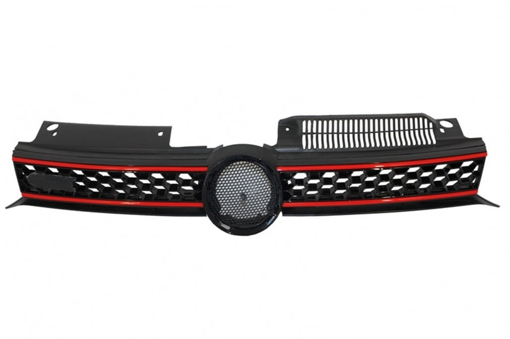 Griglia centrale adatta per VW Golf 6 VI (2008-2012) con fari LED DRL U-Design e