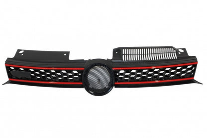 Griglia centrale adatta per VW Golf 6 VI (2008-2012) con fari LED DRL U-Design e