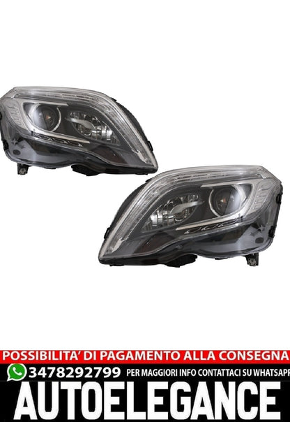 LED DRL Headlights Suitable for Mercedes GLK X204 (2013-2015) Facelift Design 