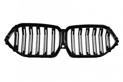 Double kidney grille suitable for BMW X6 G06 (2019–) Double Stripe M Design Piano Black