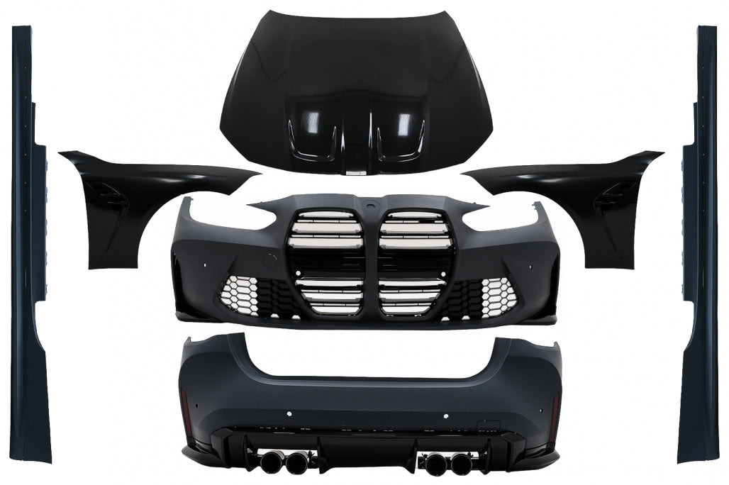 Kit carrozzeria completo adatto per BMW Serie 4 G22 Coupé G23 Cabrio