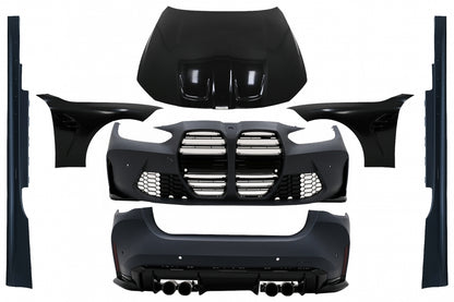 Kit carrozzeria completo adatto per BMW Serie 4 G22 Coupé G23 Cabrio