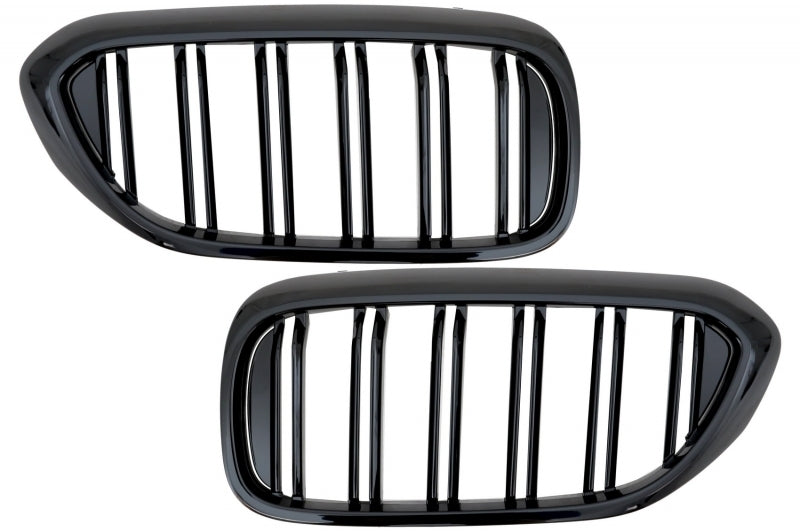 Bodykit adatta per BMW Serie 5 G30 2017-2019 M5 Design con Griglie Centrali a Rene Doppia Striscia M Design Piano Nero