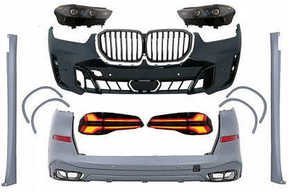 ⭐BODYKIT SUITABLE FOR BMW X5 G05 (2019-2022) Conversion to LCI 24 M-Tech Design⭐ 