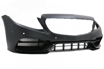 Paraurti anteriore C63 AMG Facelift Look per Mercedes Classe C (W205) Berlina Station Wagon Coupe Cabrio (2013-2021)